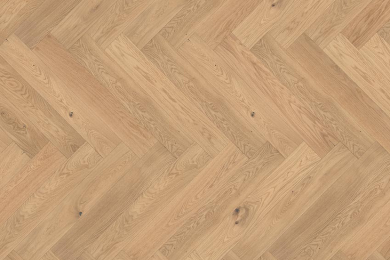 Dub Chambord, biely olej Drevené podlahy / KPP drevené podlahy - RYBIA KOSŤ - foto Drevené podlahy / KPP drevené podlahy - RYBIA KOSŤ - foto